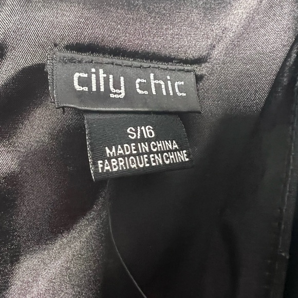 City Chic Black Mini Dress - Picture 5 of 8